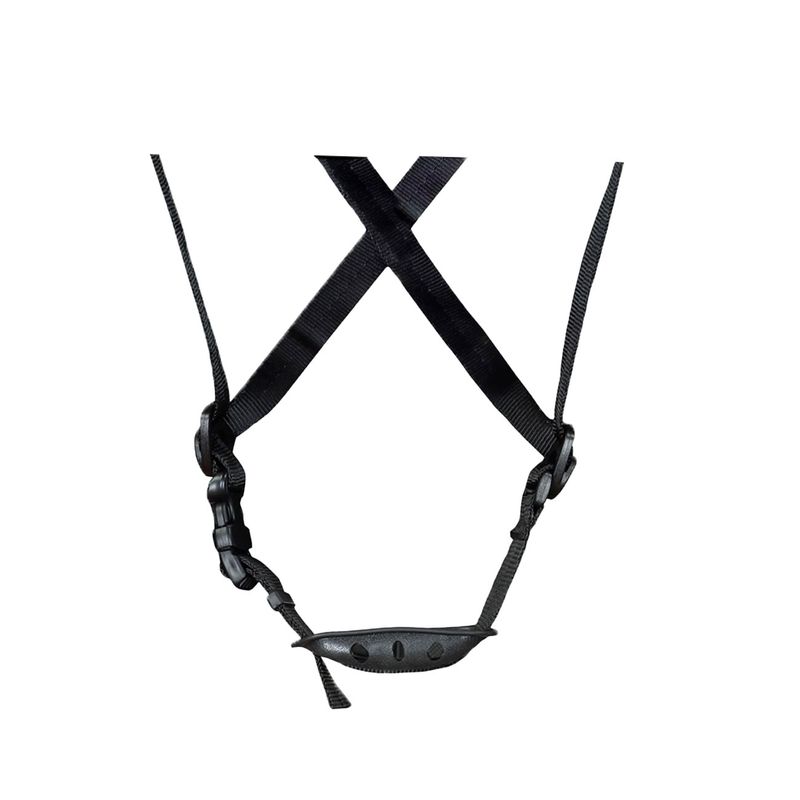 Barbiquejo con cubre barbilla para casco Alpine
