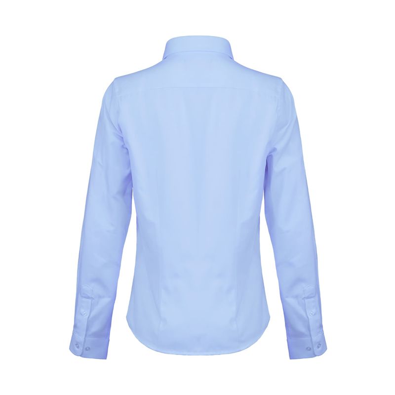 Blusa Activex Oxford M/Larga Celeste UV