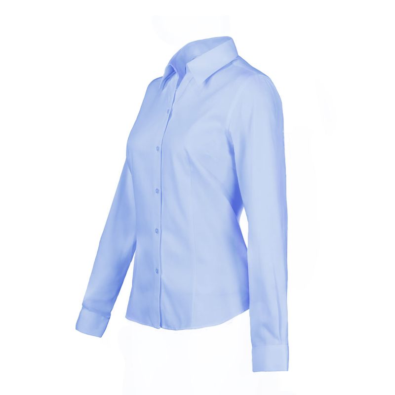 Blusa Activex Oxford M/Larga Celeste UV - Imagen 3
