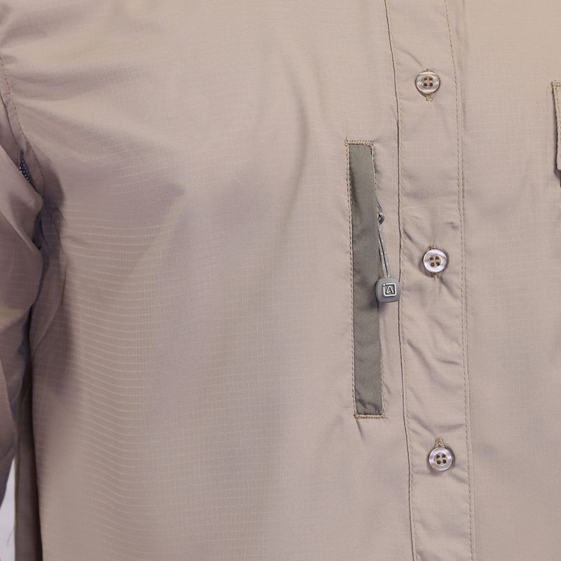 Blusa Lightwind W2000 Beige Mujer - Imagen 3