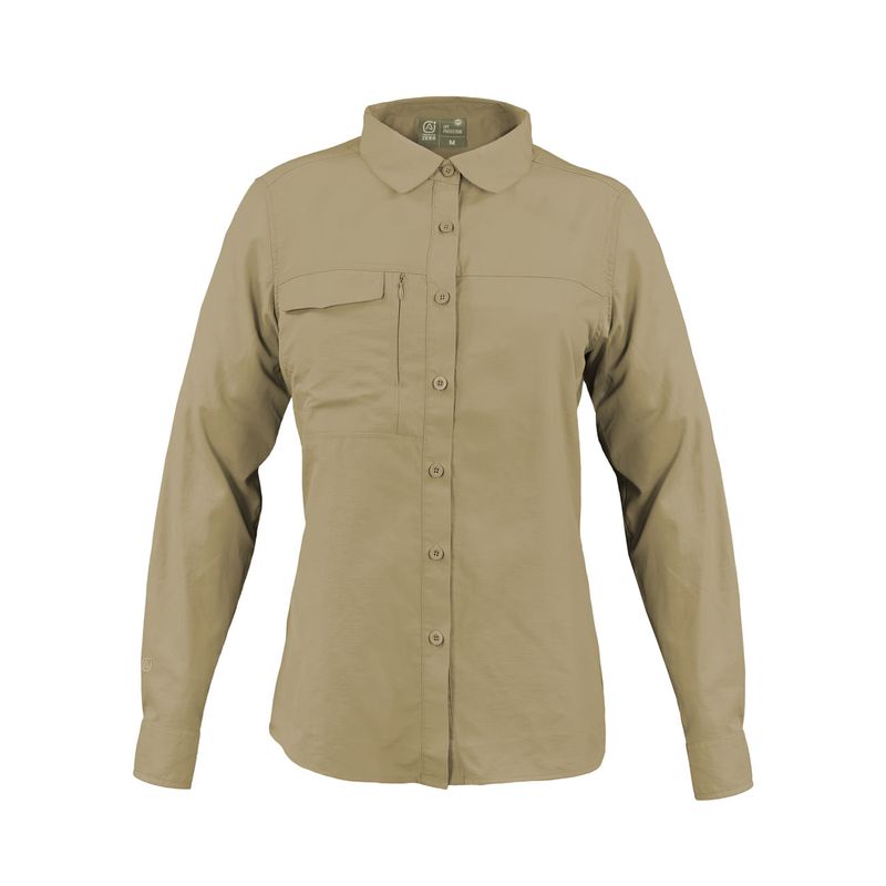 Blusa Lightwind W2200 Ripstop Beige UV