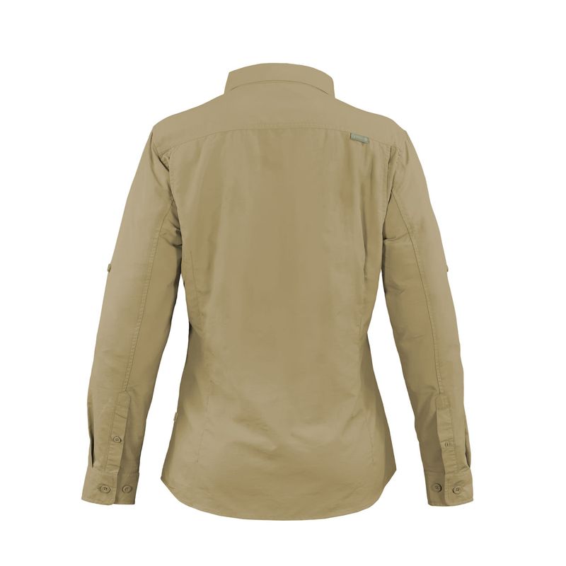 Blusa Lightwind W2200 Ripstop Beige UV - Imagen 2