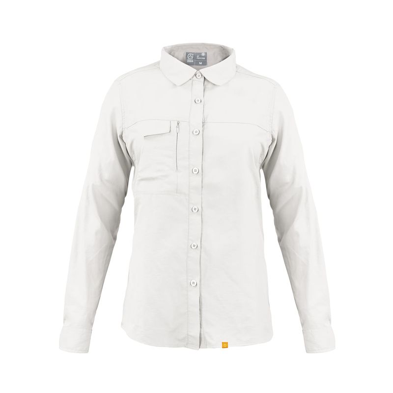 Blusa Lightwind W2300 Ripstop Blanco Invierno UV