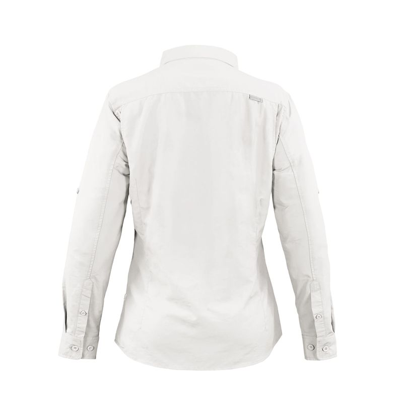 Blusa Lightwind W2300 Ripstop Blanco Invierno UV - Imagen 2