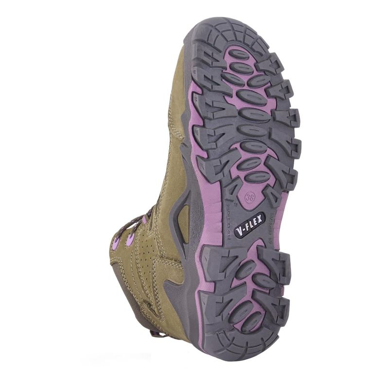 Botín V-Flex V5 Mujer Nobuck Café - Imagen 5