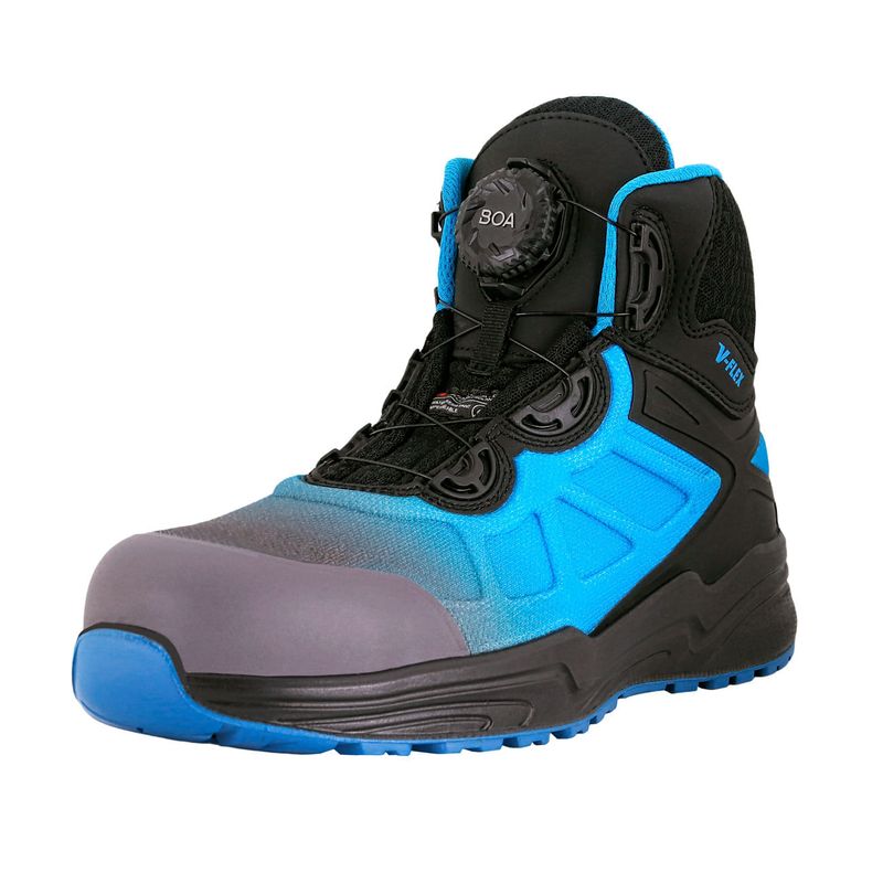 Botín V-Flex V93 Thinsulate® con Boa Negro/Azul - Imagen 3