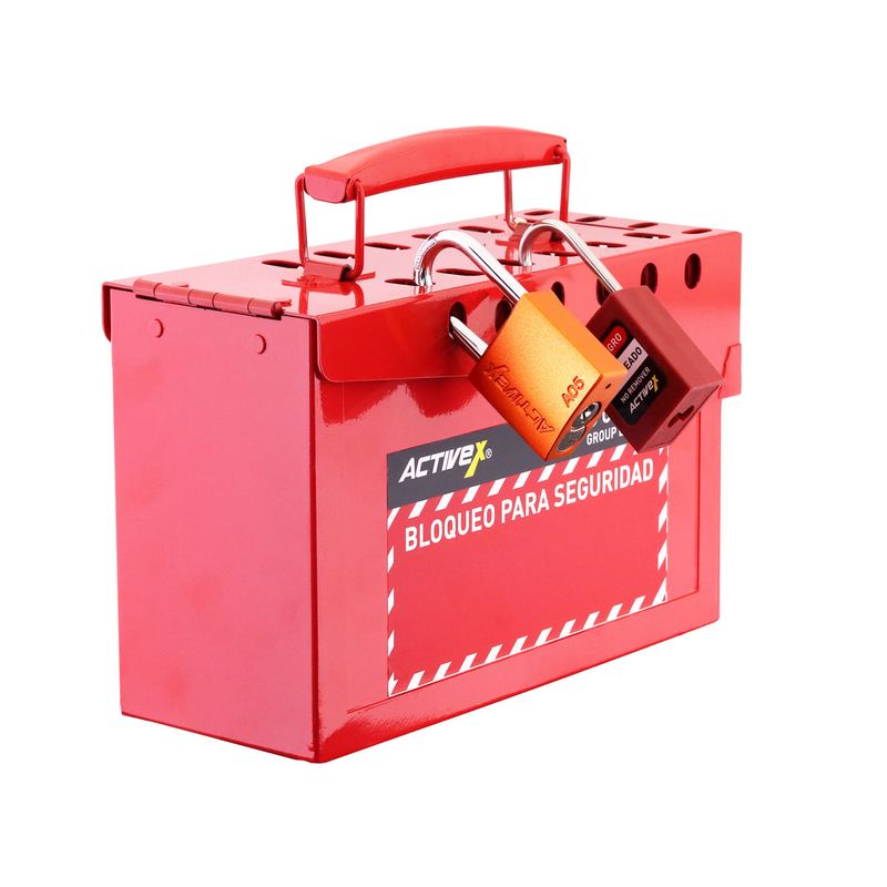 Caja de Bloqueo Activex para 16 candados Roja EP-8812 - Imagen 2