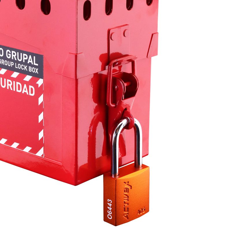Caja de Bloqueo Activex para 16 candados Roja EP-8812 - Imagen 3