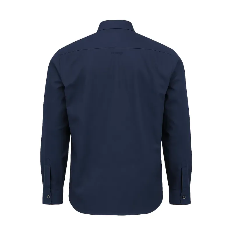 Camisa Activex Gabardina 80/20 UV Azul - Imagen 2