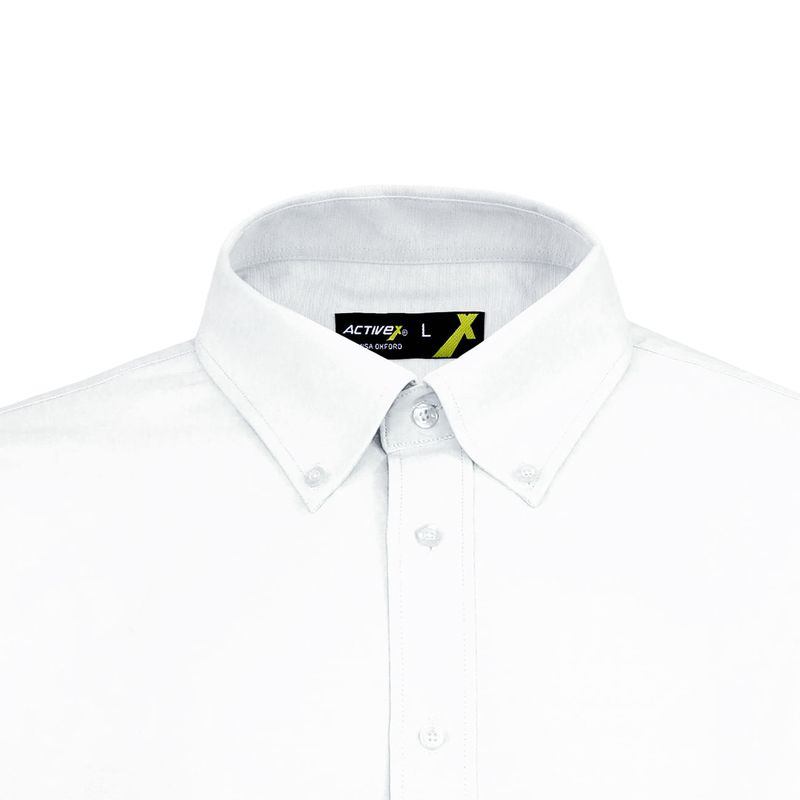 Camisa Activex Oxford M/Larga Blanca UV - Imagen 4