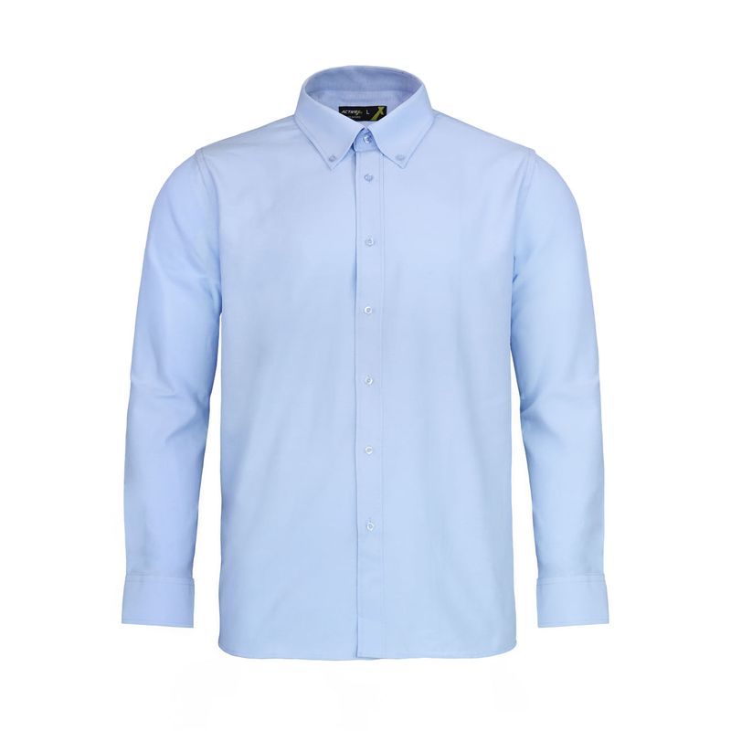 Camisa Activex Oxford M/Larga Celeste UV