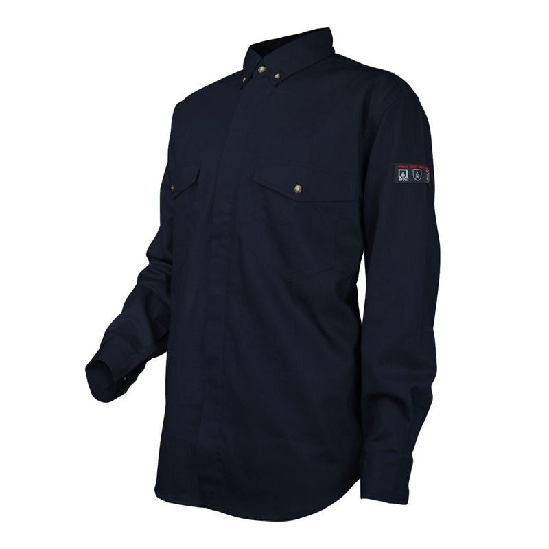 Camisa Ignífuga NFPA + 13034 Azul Marino - Imagen 2
