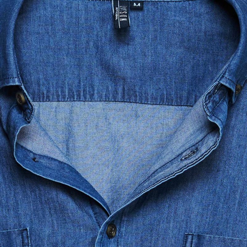 Camisa Mezclilla 100% Algodón 5.3 Oz MTX