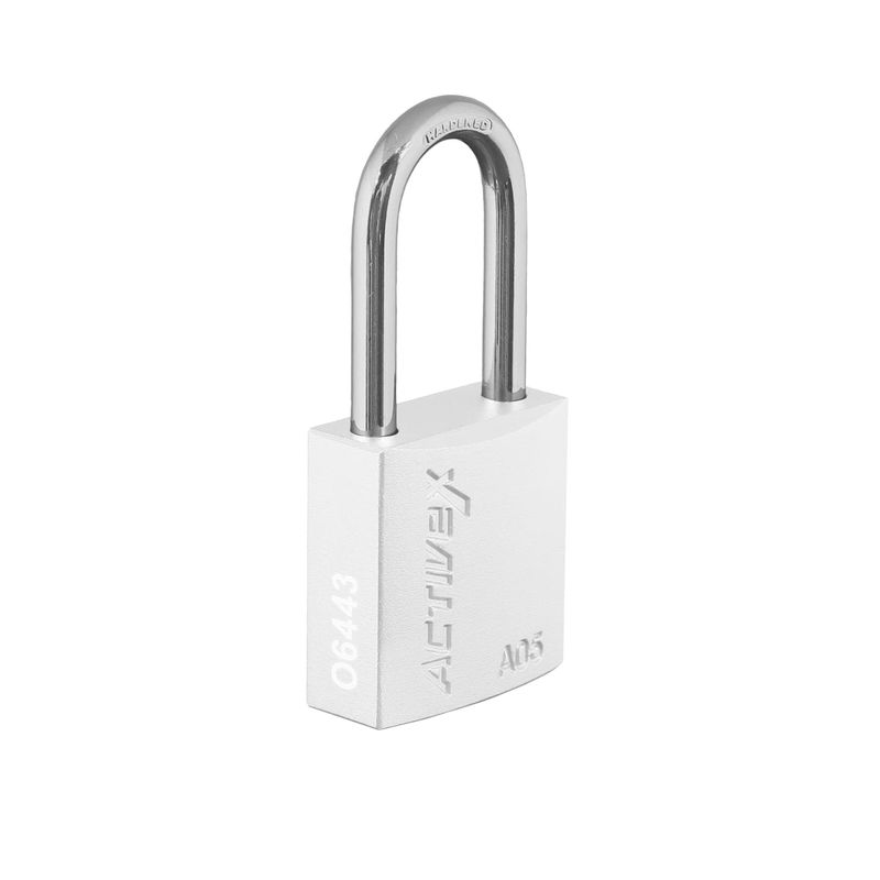 Candado Activex A05 Cuerpo Aluminio Blanco - Imagen 2
