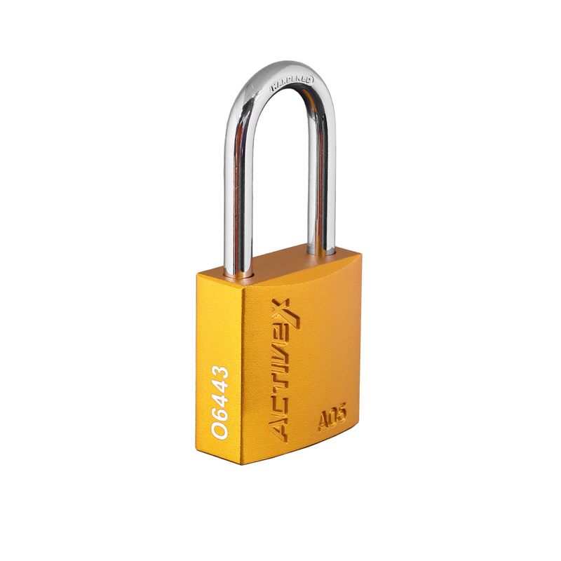 Candado Activex A05 Cuerpo Aluminio Dorado - Imagen 2