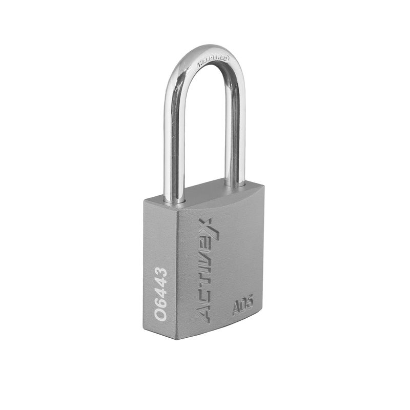 Candado Activex A05 Cuerpo Aluminio Plateado - Imagen 2