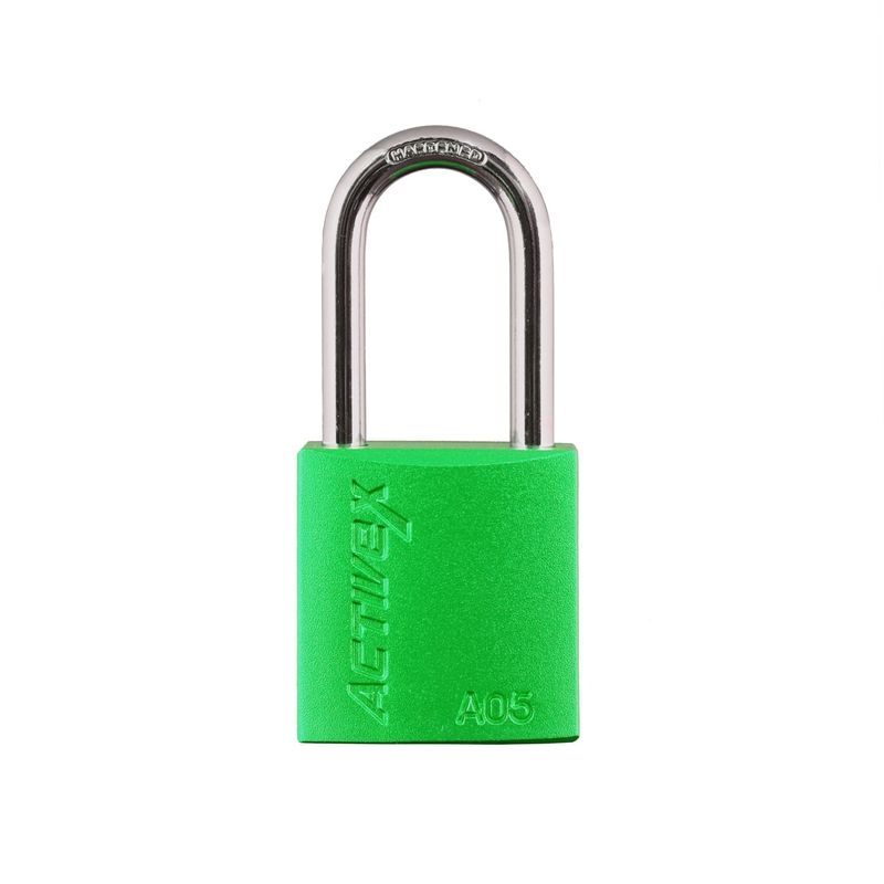Candado Activex A05 Cuerpo Aluminio Verde