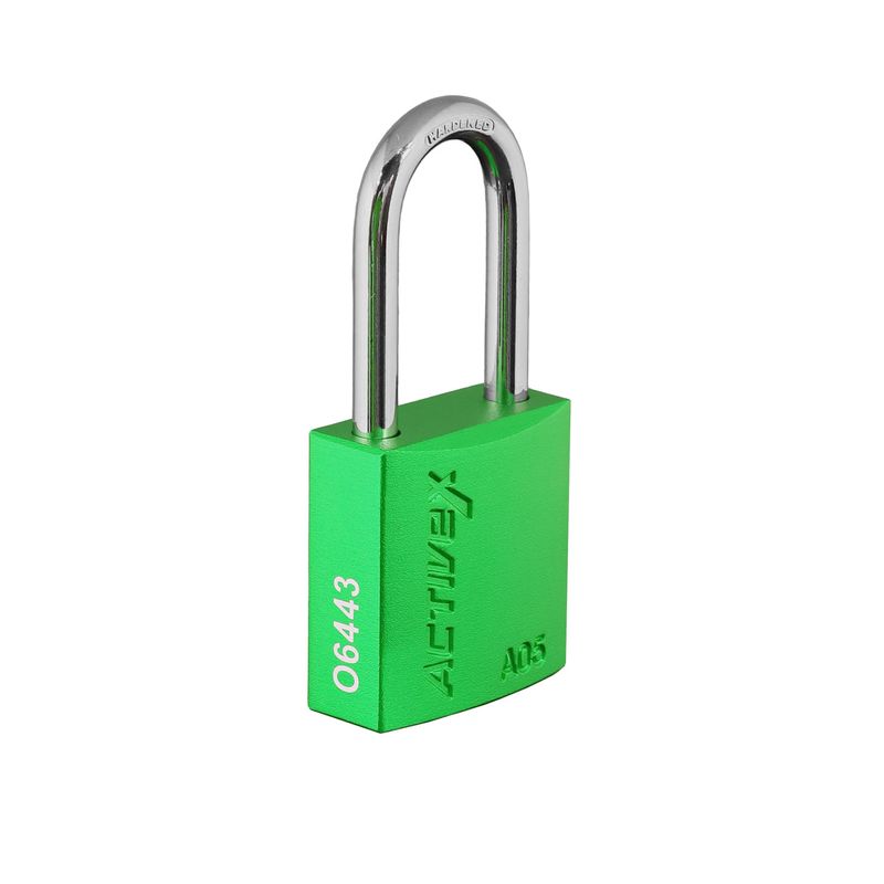 Candado Activex A05 Cuerpo Aluminio Verde - Imagen 2