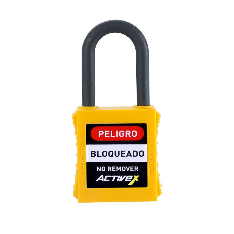 Candado Activex D31 Dieléctrico Amarillo