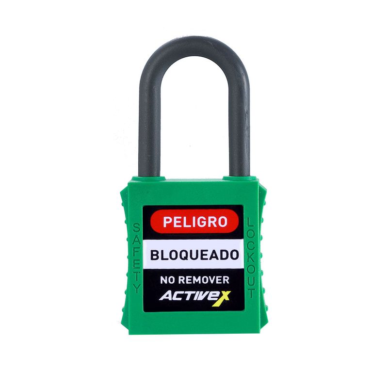Candado Activex D31 Dieléctrico Verde