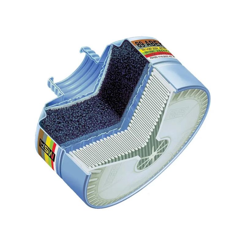 Canister MSA Abek A2B2E2K2 HG-P3 - 10097232 - Imagen 2