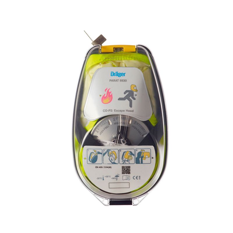 Capucha de Escape PARAT 5530 CO H₂S + P2 de DragerCapucha de Escape PARAT 5530 CO H₂S + P2 - Imagen 3