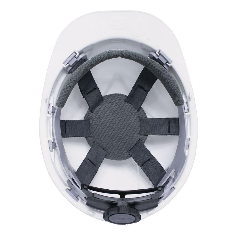 Casco Activex I Blanco Arnes cinta 6 Puntas Ratchet