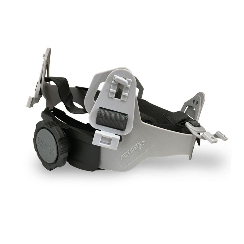 Casco Activex I Gris Porta Lampara con Ratchet - Imagen 7