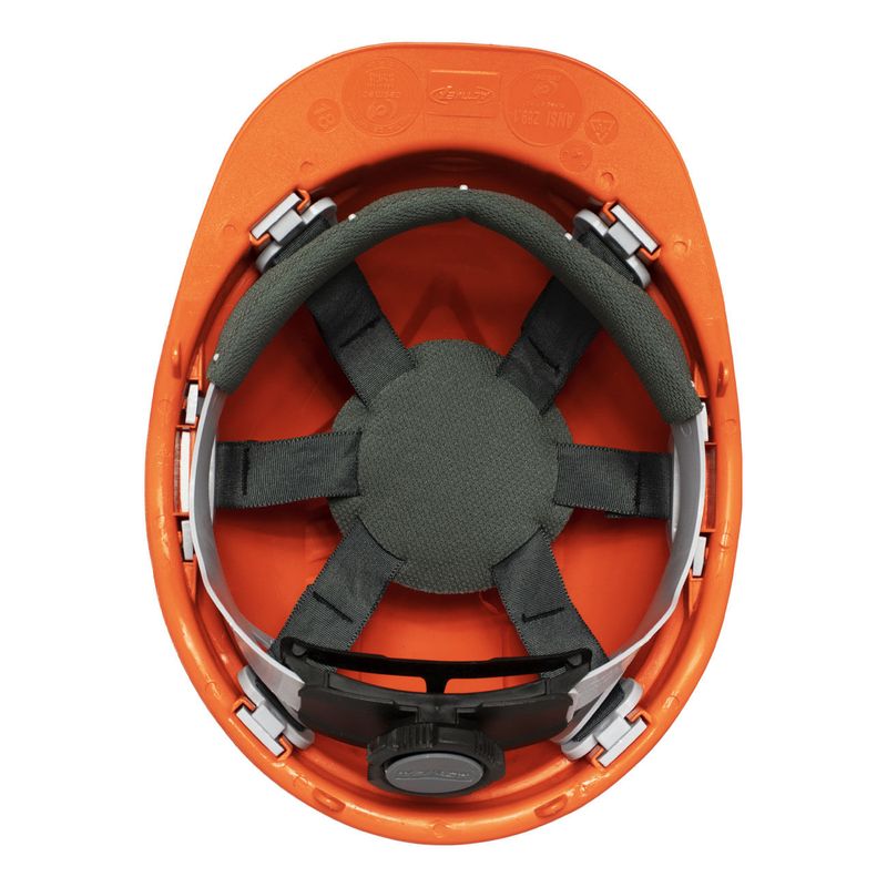 Casco Activex I Naranjo Arnes cinta 6 Puntas Ratchet - Imagen 6