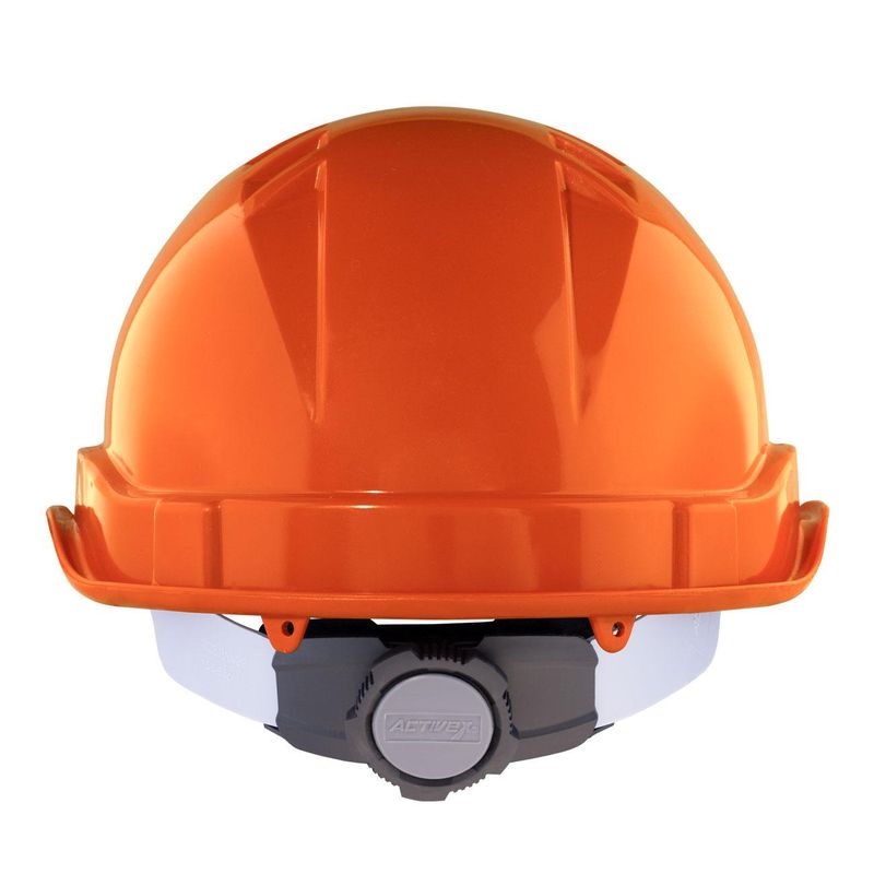 Casco Activex I Naranjo Porta Lampara con Ratchet - Imagen 4