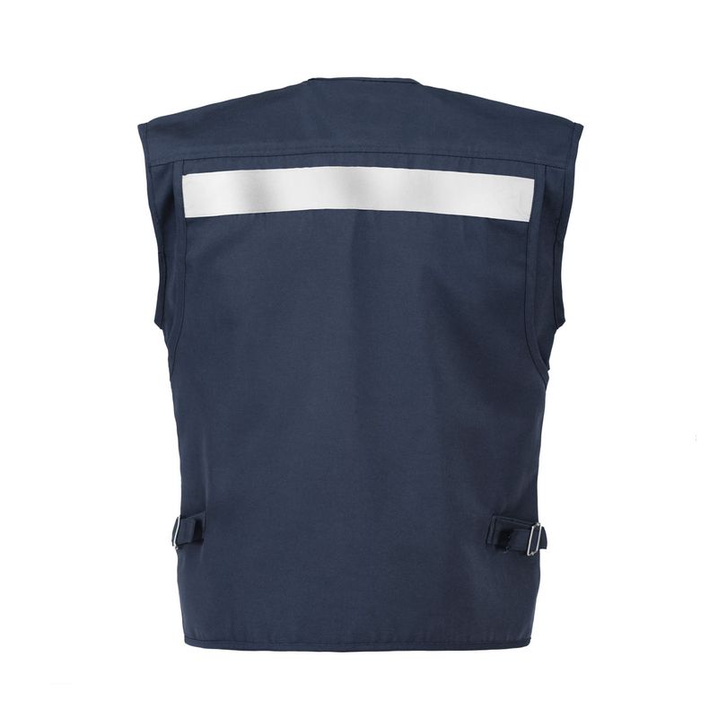 Chaleco Activex Geologo Canvas 250Gr Azul C/Reflectante - Imagen 3