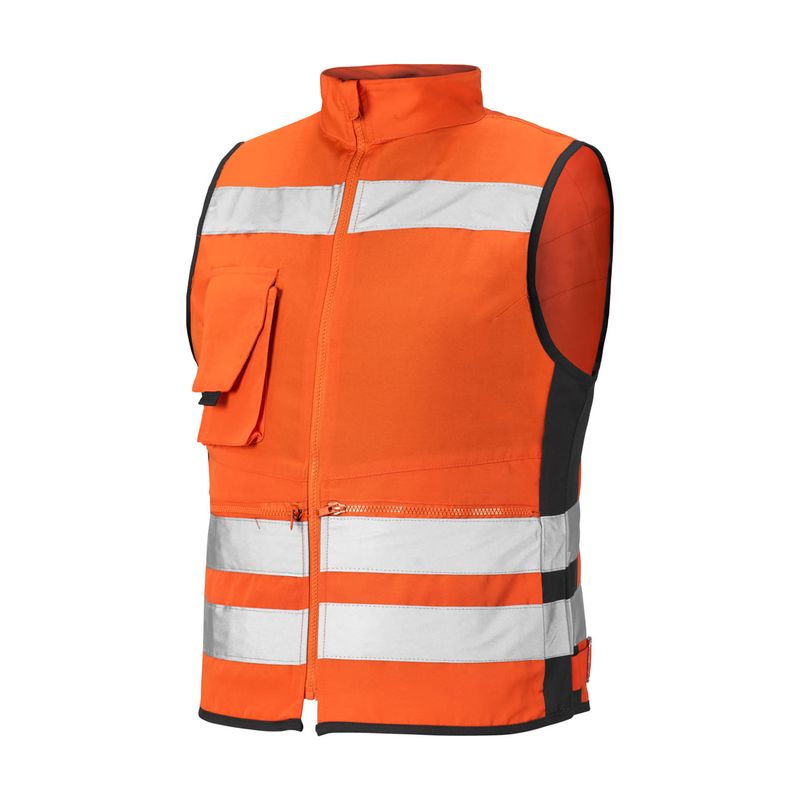 Chaleco Geologo Activex Canvas Naranjo Mujer Reflectante 360° - Imagen 2