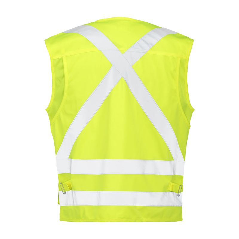Chaleco Geólogo Cinta 360° Verde Fluor - Imagen 3