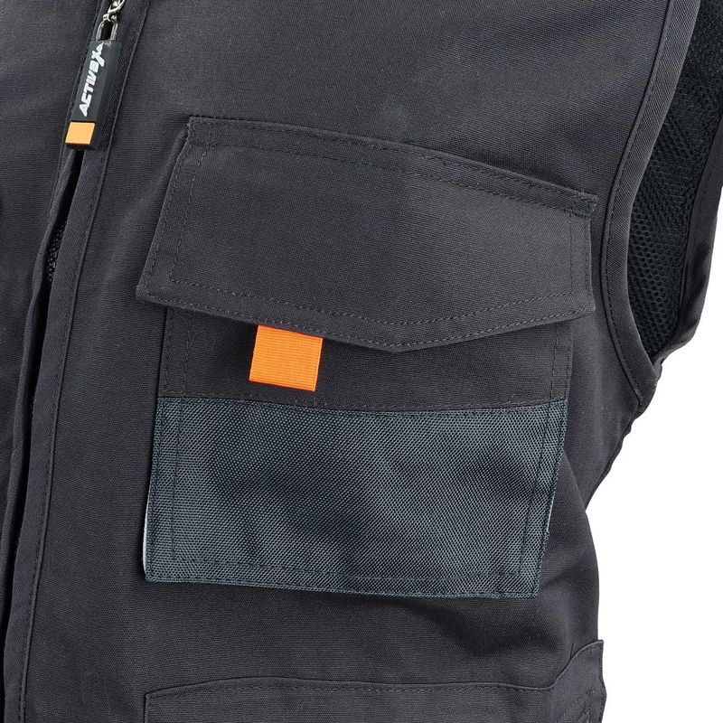 Chaleco Geólogo Gris-Negro XR-100 - Imagen 4