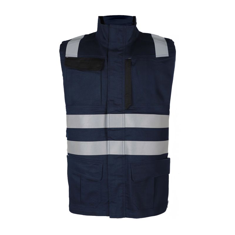 Chaleco Geologo Ignifugo Absolute Fire EN11612 + AS 9,5cal Azul