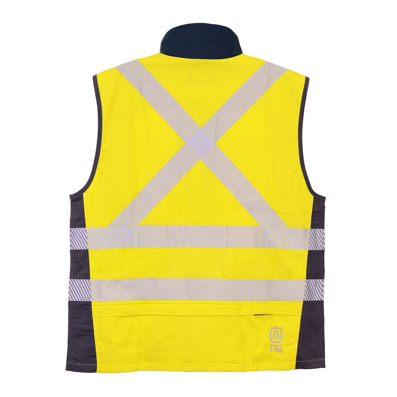Chaleco Geologo Ignifugo Absolute Fire FRSVT NFPA 13034 Amarillo
