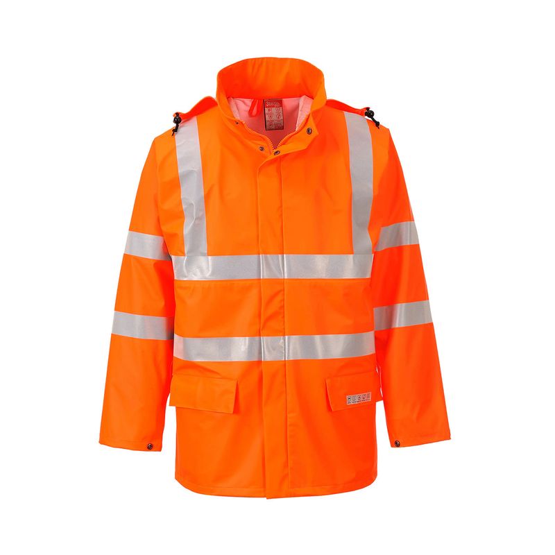 Chaqueta Impermeable Ignifugo PU Portwest FR41 Naranja
