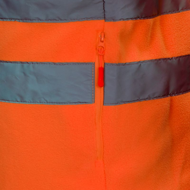Chaqueta Micropolar Naranjo Fluor HiVi 360° - Imagen 6