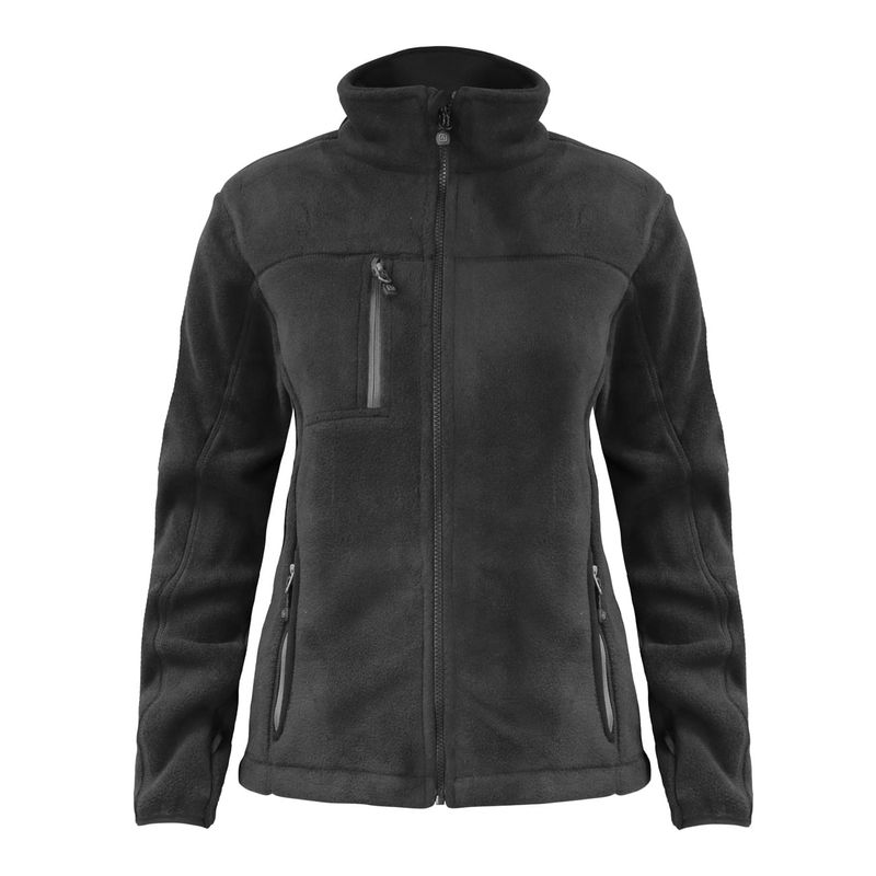 Chaqueta Micropolar Polartec® Mujer Negro W-4600