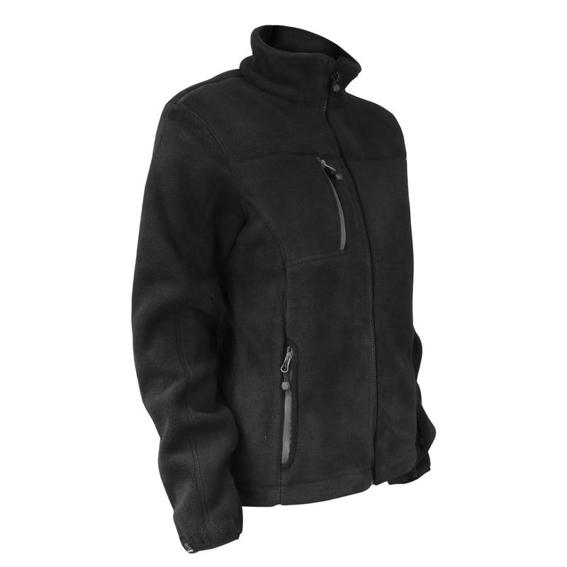 Chaqueta Micropolar Polartec® Mujer Negro W-4600 - Imagen 2