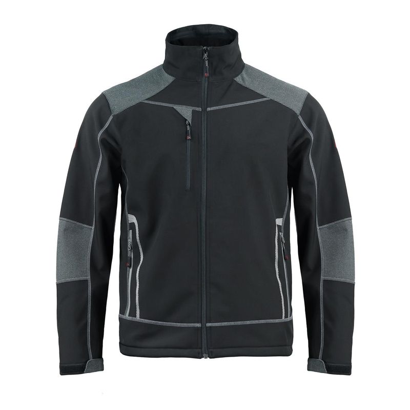 Chaqueta Softshell Hombre Negra Z-1000