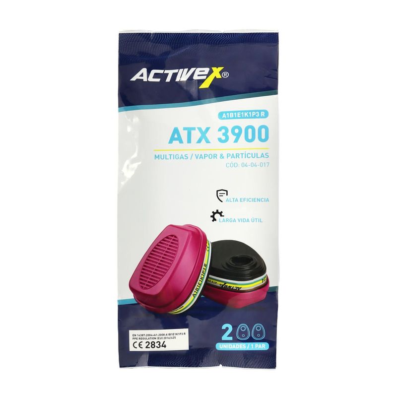 Filtro Activex ATX 3900 Multigas y Particulas A1B1E1K1P3 R (Par) - Imagen 5