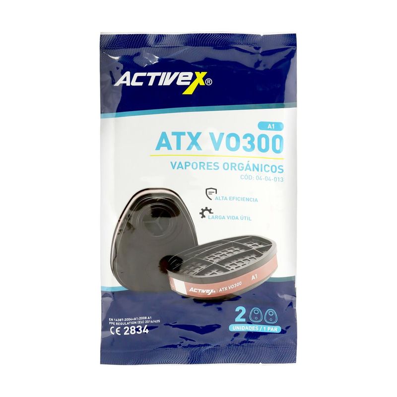 Filtro Activex ATX VO300 Vapores Organicos A1 (Par) - Imagen 6