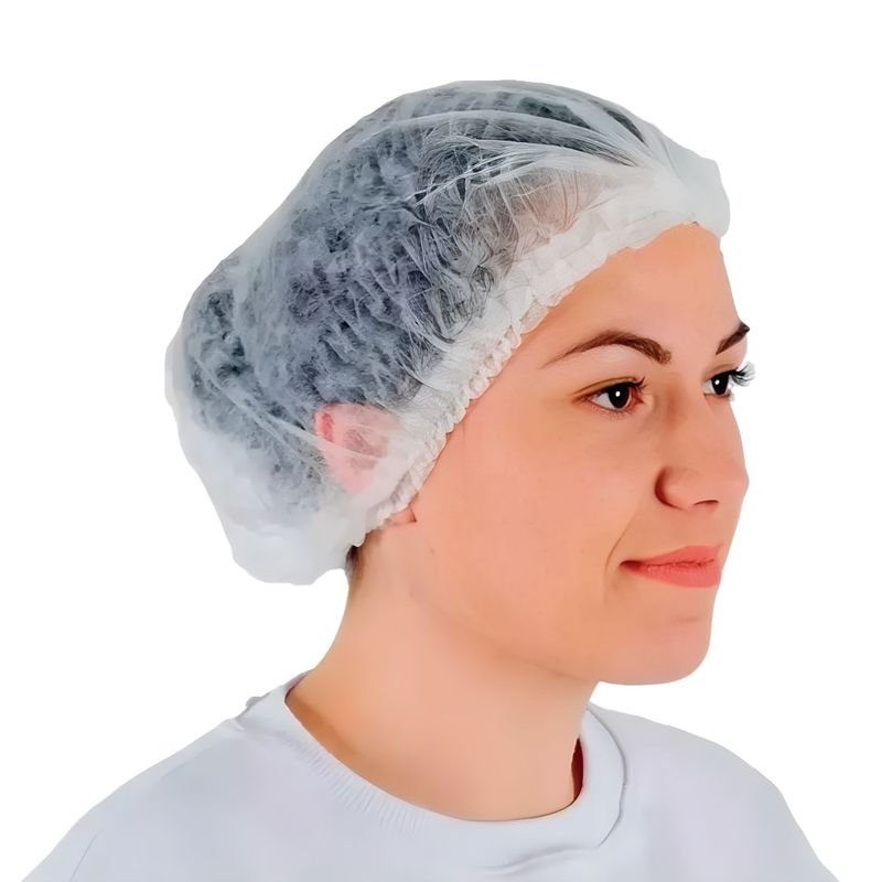 Gorro Desechable Activex Clip Clap Blanco 100 un - Imagen 2