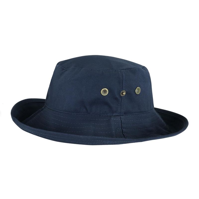 Gorro Tipo Pescador Azul 100% Algodón - Imagen 2