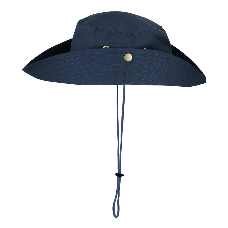 Gorro Tipo Pescador Azul 100% Algodón - Imagen 3