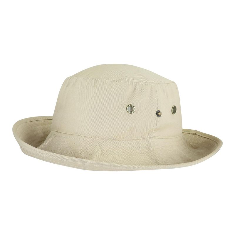 Gorro Tipo Pescador Beige 100% Algodón - Imagen 2