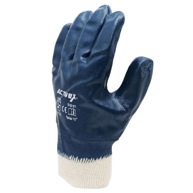 Guante Activex Nitrilo Puño Tejido
