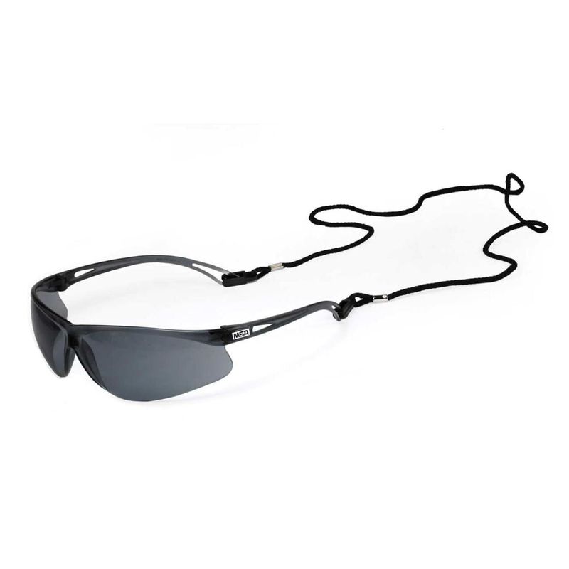 Lente MSA Sparrow Gris Anti-Raya + Cordon - Imagen 2