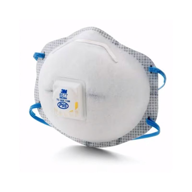 Mascarilla 3M 8577 válvula de exhalación (caja 10 und) - Imagen 2